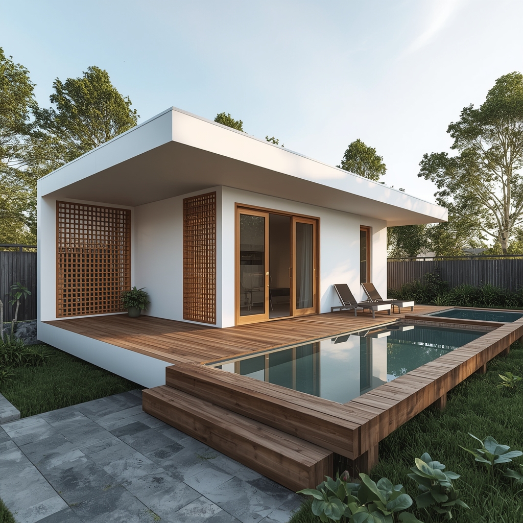 1 BHK Model prefab home - 500-700 sq ft