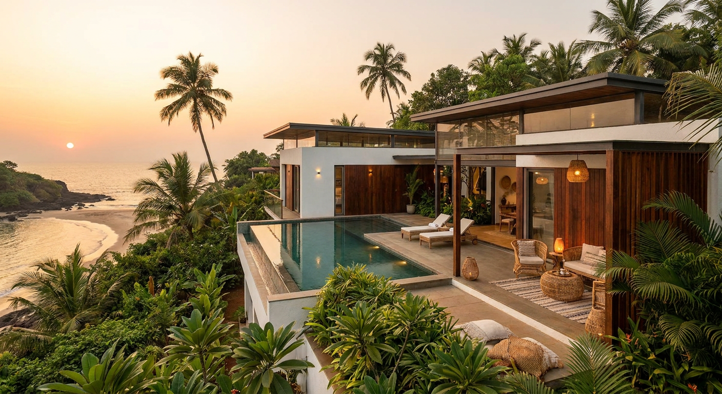 Coastal Luxury Villa - Goa prefab home by The Hut Company